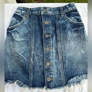 Carmar Button-Up Mini-Skirt